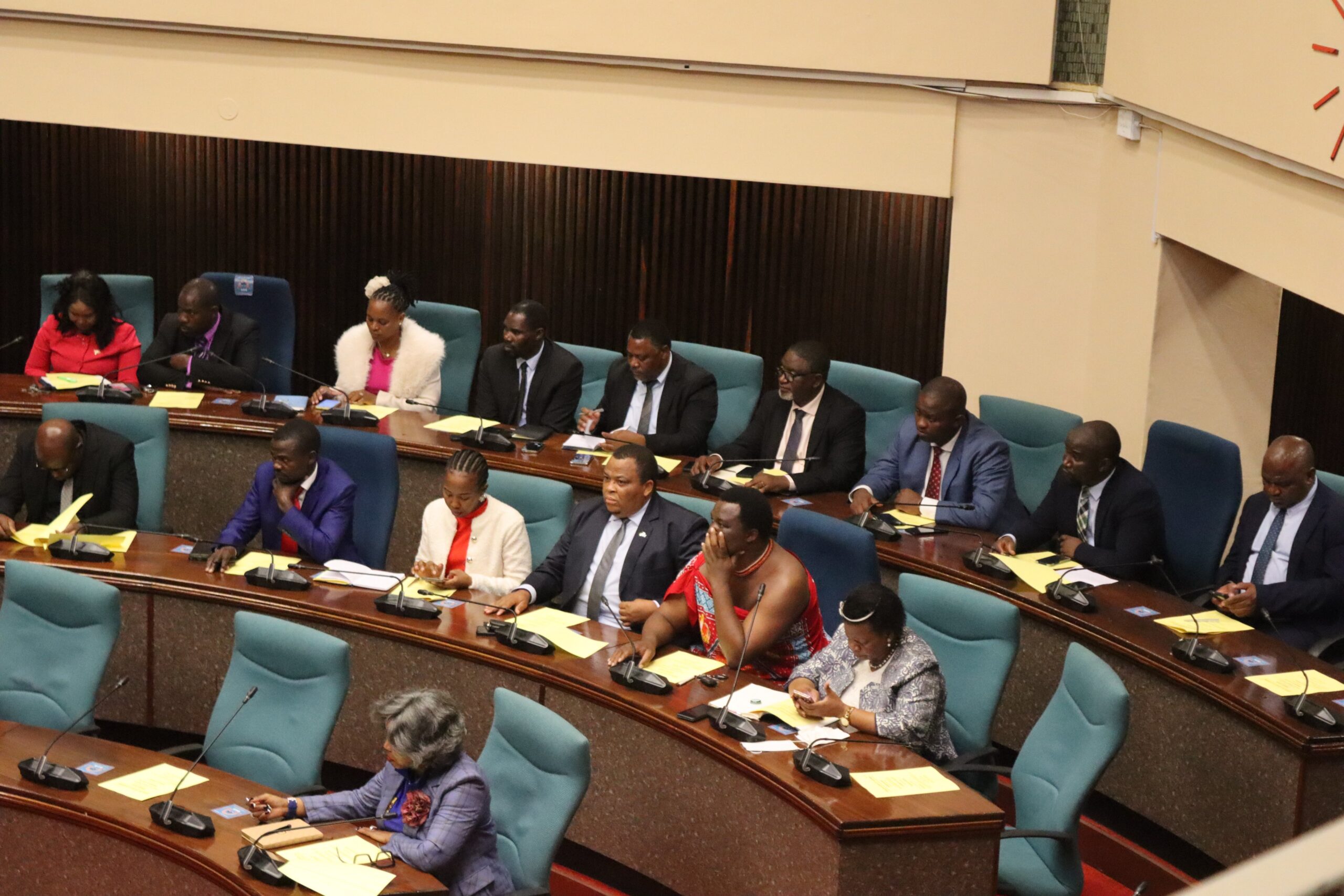 Members of Parliament inside the House of Assembly during one of their sittings.