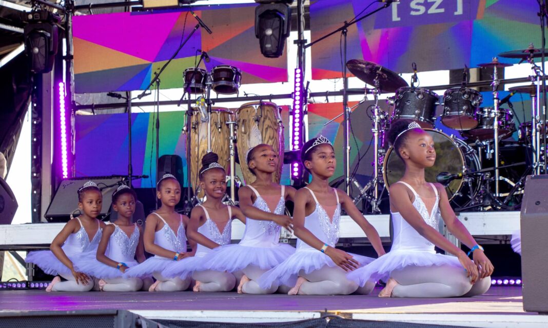 Talent n Motion dancers performing.