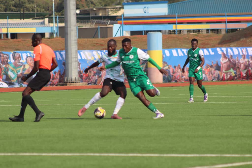 Nsingizini Hotspurs in action.