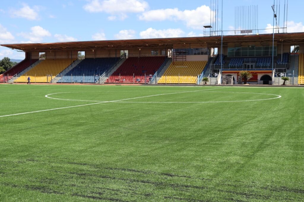 Somhlolo National Stadium.