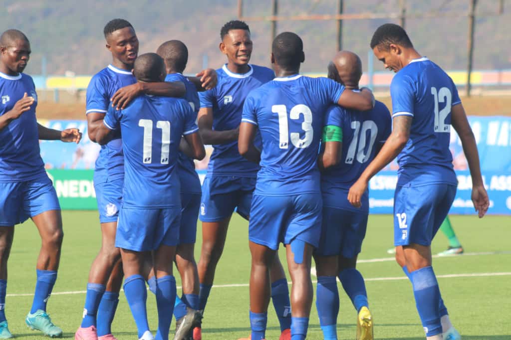 Royal Leopard players celebrate.