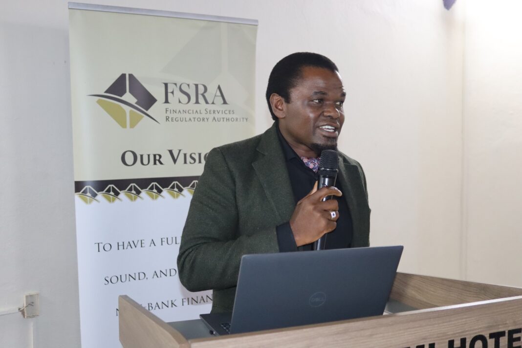 FSRA CEO Ncamiso Ntshalintshali.
