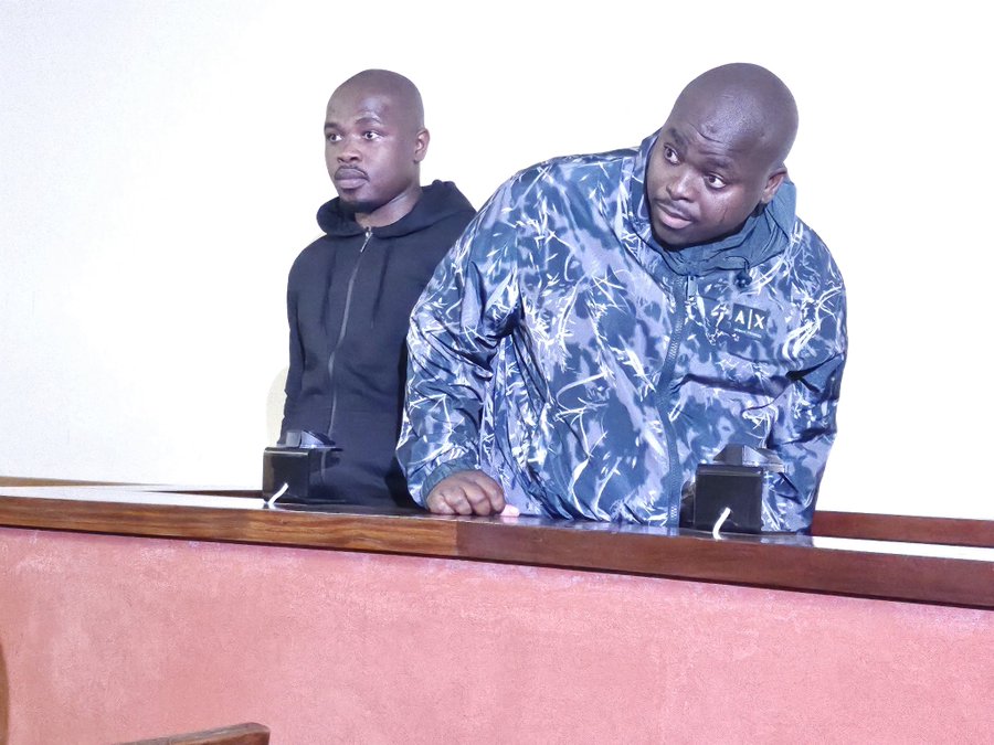 GH5kQn7XsAA4JqW South African rapper Kiernan 'AKA' Forbes murder suspects Siyabonga and Malusi Ndimande.