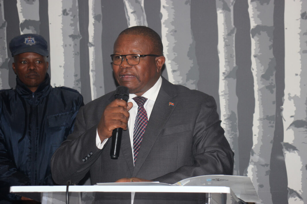 Minister of Commerce, Industry and Trade Manqoba Khumalo.