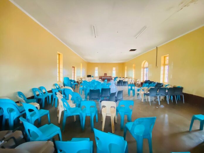 The interior of the AEC branch where the incident happened.