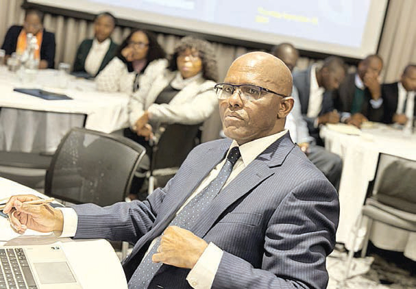 Public Service Pensions Fund (PSPF) Chief Executive Officer (CEO) Masotja Vilakati following proceedings.
