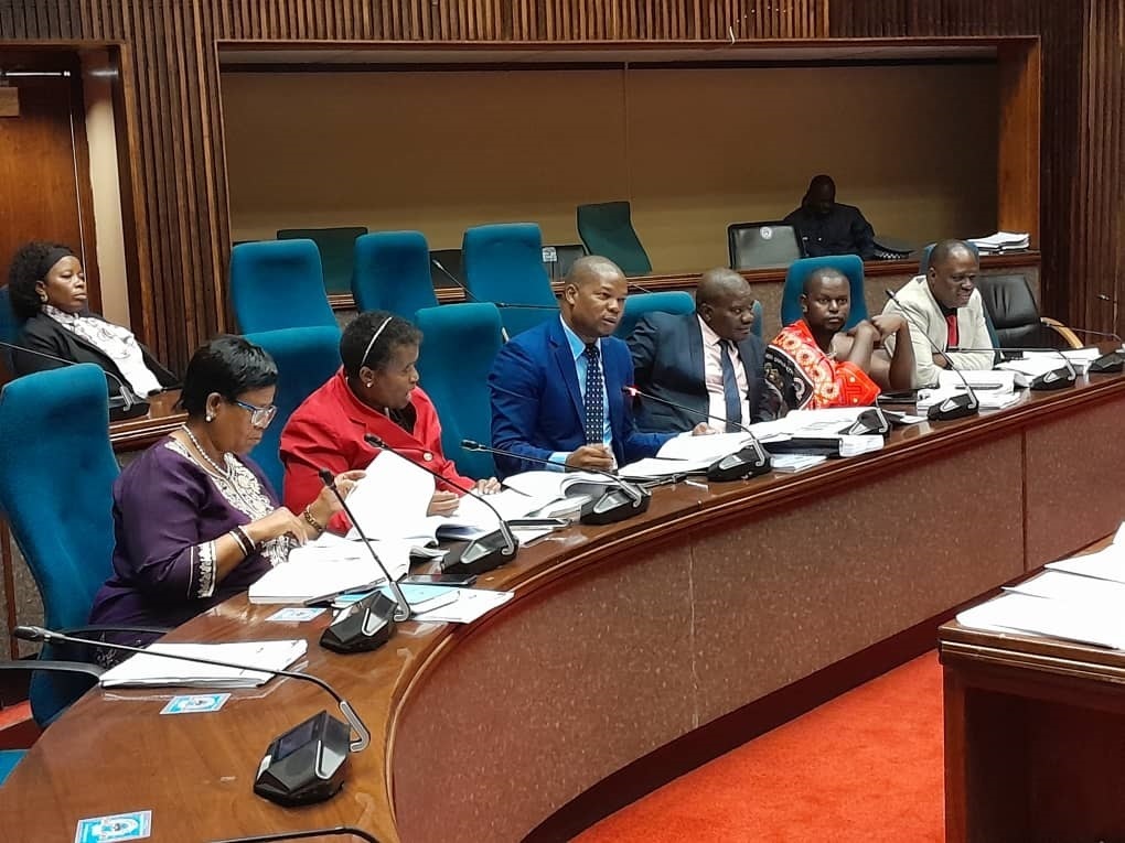 Members of the Public Accounts Committee (PAC) during the sitting.