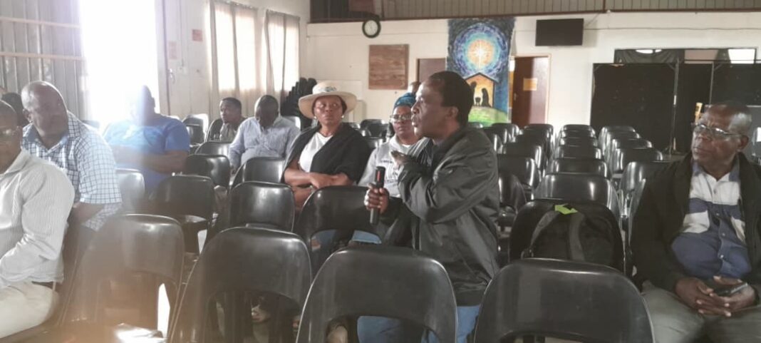 Some of the cattle industry stakeholders who attended the meeting where they expressed several concerns which they hoped would be forwarded to the ministry of agriculture for engagement in order to come up with lasting solutions to the challenges posed by the FMD outbreak.
