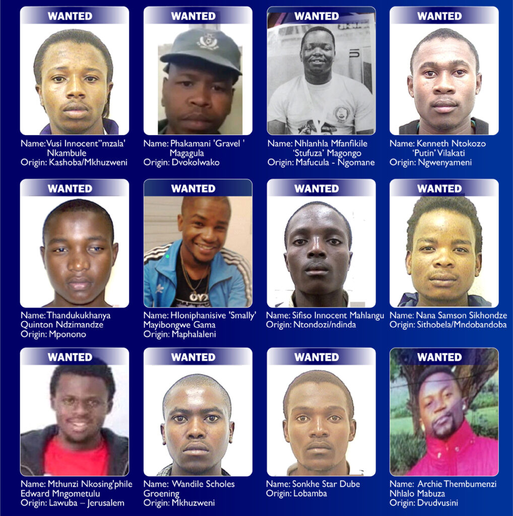 Police reveal suspects are wanted in connection of string of organised offences including murder, attempted murder