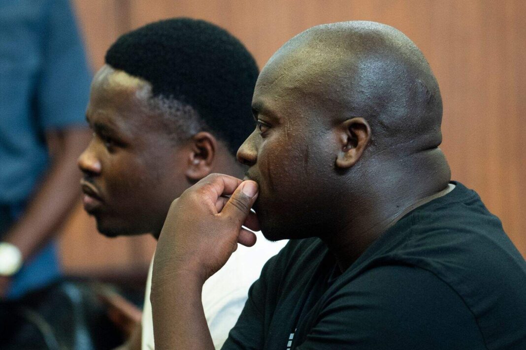 Malusi Ndimande and Siyabonga Ndimande appear at Durban Magistrate’s Court on 11 November 2025. Picture: Gallo Images/Darren Stewart