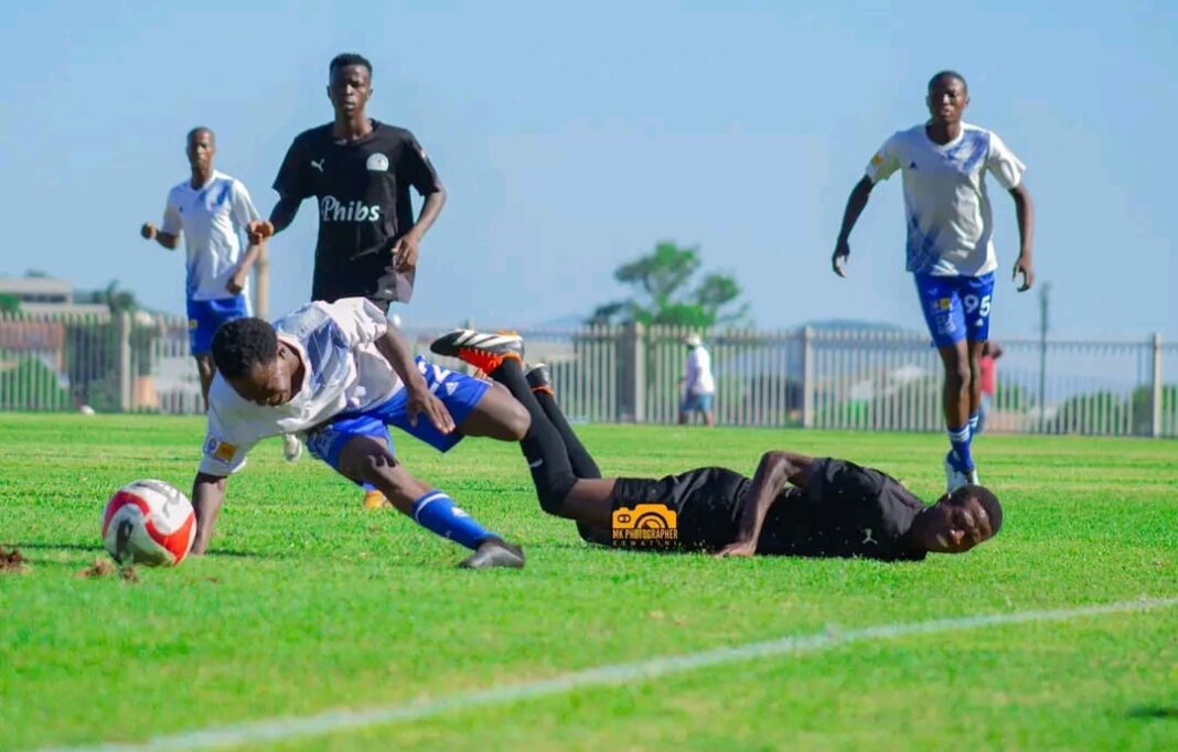 Lozitha Spurs and Mbabane Highlanders in action during the MVA Ingwenyama Cup last 32 last season at Mavuso Sports Centre.