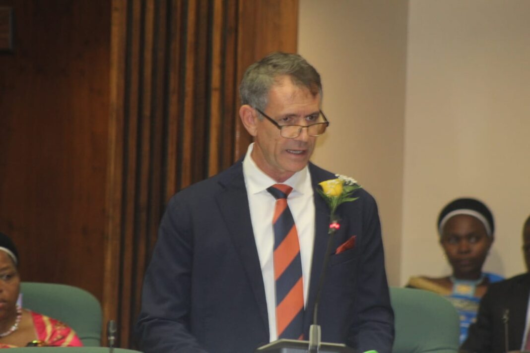Minister of Finance Neal Rijkenberg