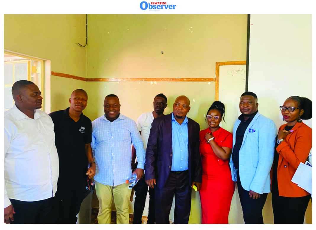 ACAESWA President Mzwakhe Myeni and board members sharing a light moment with artists after the AGM, marking a renewed push to revive the gospel music industry.