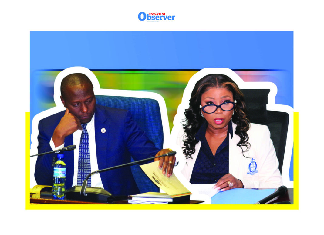 Prime Minister Russell Mmiso Dlamini and Minister of Information, Communication and Technology (ICT) Savannah Maziya. [Illustrative Image]