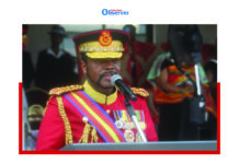 Halala Ngwenyama Yemaswati His Majesty King Mswati III commended the Umbutfo Eswatinin Defence Force (UEDF) for its dedication to safe guarding the nation, describing soldiers as the first and last line of defence in protecting the country’s peace and stability. This was during the 53rd Army Day celebrations held at Nokwane Defence Headquarters.