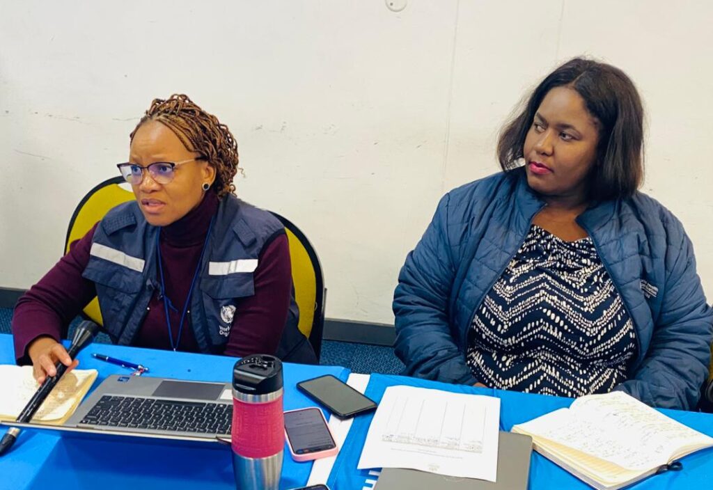 WHO technical officers engaged in discussions with the media. WHO Non-Communicable Diseases, Mental Health and Health Promotion Technical Officer Dr Nomthandazo Lukhele led the discussions.